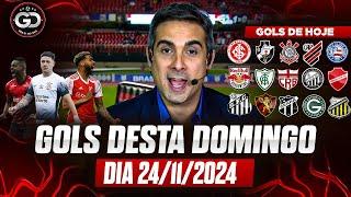 ️ TODOS OS GOLS DESTE DOMINGO 24/11/2024 GOLS DE HOJE, GOLS DO DIA, GOLS DO BRASILEIRÃO (COMPLETO)