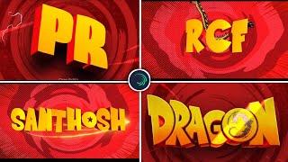 Dragon Title Name Art Video editing in Alight Motion Instagram trending video editing  hindi telugu