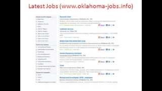 Oklahoma Jobs | Jobs in Oklahoma Jobs | Oklahoma State Jobs