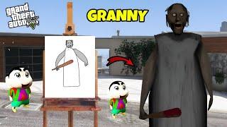 GTA 5 : FRANKLIN DRAW GRANNY  WITH HELP OF MAGICAL PAINTING BOARD