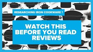 Watch this before you buy cast iron or carbon steel cookware!