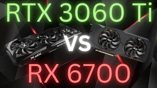 RTX 3060 Ti vs RX 6700 in 7 Games @1080p