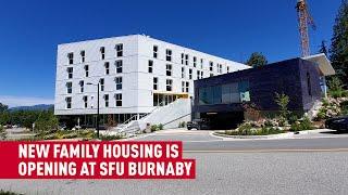 Family-friendly Housing Now Open at SFU!