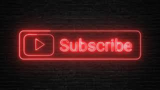 Subscribe Logo Glowing Flickering Neon Lights Loop Animation by Fahad VFX