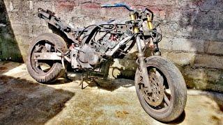 Restoration Abandoned Old Motorcycle Honda CB250F1 HORNET | HONDA Hornet Full Restoration Part 03