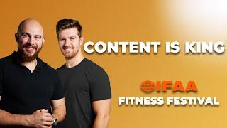 CONTENT IS KING - Vortrag auf dem IFAA Fitness Festival 2024