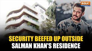 Baba Siddique Death: Security beefed up outside Bollywood actor Salman Khan’s residence in Mumbai