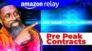 Are you booking Amazon Relay Pre Peak Box Truck Contracts? 