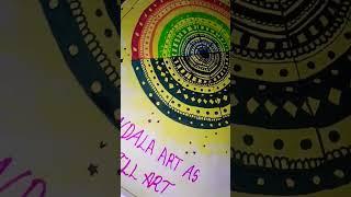 Mandala art as spill art , colourful mandala art ||BCAAW ||#art #spill most requested video #colour