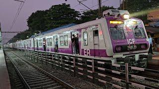Pink ICF || Budge Budge Naihati, Naihati Majerhat & Ranaghat Sealdah Local || Arrived At Belgharia