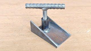 Millions of people don't know about this homemade metal vise || DIY iron vise