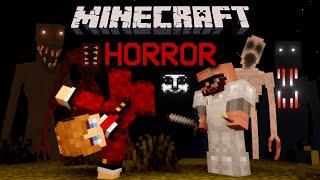 2 Idiots Survive 100 Days In Horror Minecraft [FULL MOVIE]