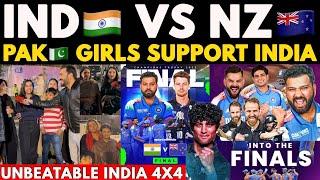 Pakistani Girls Supports India In Champions Trophy 2025 Finals | India Vs New Zealand | Ind Unbeaten