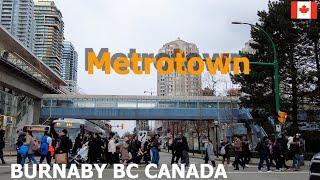 BURNABY BC CANADA on Feb 29 2024 | Vancouver Canada Walk Metropolis at Metrotown Burnaby