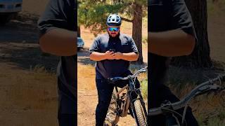 When Mountain Bikers Get An Important Phone Call