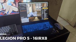 Lenovo Legion 5 Pro  - 16IRX8 Benchmark Test w/ Cinebench R23 & R20