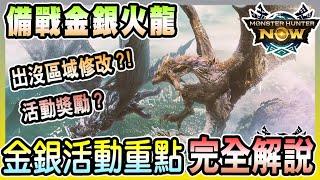 【魔物獵人NOW MH:NOW】備戰金銀火龍!「萬紫千紅的翻騰火焰」活動注意要點完全解說!