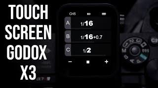 The NEW Godox X3 TOUCH SCREEN Flash Transmitter