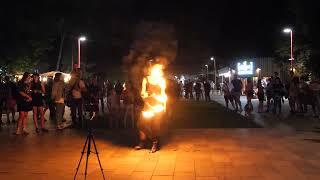 Шурлик Катун в Парке Победы вместе с Огненным шоу Fire Show