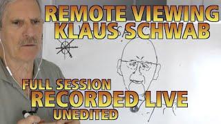 Remote Viewing Klaus Schwab: Full Video Unedited