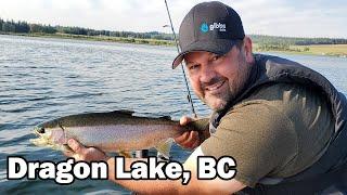 Dragon Lake, BC - Spoon Fishing for Trout