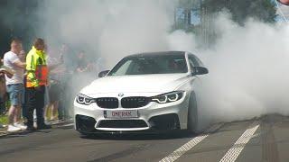 Modified BMW’s Leaving Bimmerfest ! BURNOUTS, 919HP Single Turbo M4, Manhart M2 G87, 1100HP E30,..