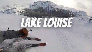 My first time skiing LAKE LOUISE