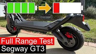 Segway GT3: How FAR Did It REALLY Go? (Full Battery Drain)