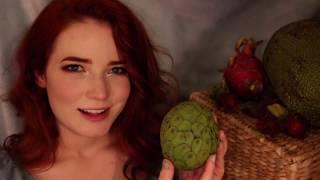 ASMR Trying Peculiar Fruits (Whispered)