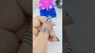 Try mandala art on short nails How is it#shortsfeed #nails #mandalaart #nailart #trending #explore