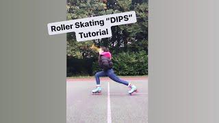A Beginners Tutorial to “DIPS”. Roller Dance Dipping Lunges Step by Step Skating Guide.