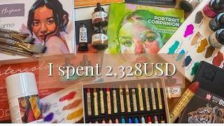 My Biggest Art Supply Haul Yet – $2,327 Worth of Essentials!