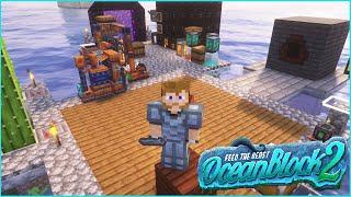 FTB OceanBlock 2 - Ep 04 - Steel! Oritech Is Awesome!