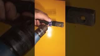 first time  drilling on matel Aniket sharma creative Technical #short