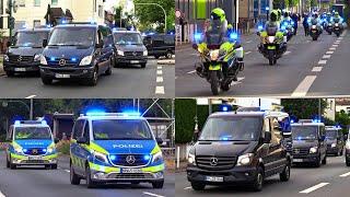 [AUSSCHREITUNGEN bei AfD-PARTEITAG!] GROẞEINSATZ in ESSEN - Einsatzfahrten & MEHR!