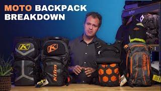 ADV Motorcycle Backpack Breakdown