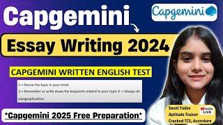 Capgemini Essay Writing 2024 | Capgemini Written English Test | Important Tips | Capgemini Free Prep