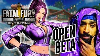 LIVE - BACK TO FIGHTING GAME TRAINING FATAL FURY OPEN BETA