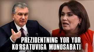 PREZIDENTNING YOR-YOR KO'RSATUVIGA MUNOSABATI. SEVIMLI-TV ZOR-TV YOR-YOR KO'RSATUVI HAQIDA INTERVYU