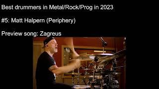 Best Drummers of 2023 in Metal/Rock/Prog