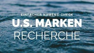 USPTO - US Marken: So geht die einfache und kostenfreie Markenrecherche in TESS - Tutorial