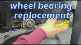 2014 Toyota Venza wheel bearing replacement. simple and easy!