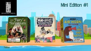 Running Press Mini Kits Unboxing #12: Mini Edition #1 | Fairy Terrarium, Messenger Pigeon & Air Horn