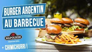 Recette de Burgers argentins au barbecue - chimichurri et Manchego