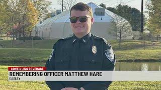 Remembering fallen Easley Police Officer Matthew Hare