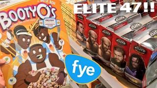 WWE TOY HUNT AT FYE! ELITE 47 WRESTLING ACTION FIGURES! BOOTY O'S AND MORE!