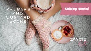 How to Knit the Rhubarb and Custard Socks: Full Tutorial