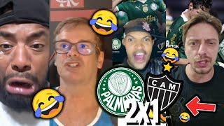 PRA RIR!️ VEJA REAÇÕES DOS RIVAIS BRAVOS COM VITÓRIA DO VERDÃO! PALMEIRAS 2X1 ATLÉTICO MG!