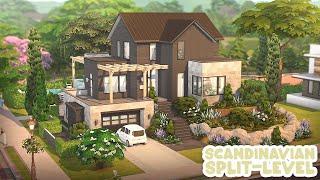 Scandinavian Split-Level Family Home  | The Sims 4 Speed Build