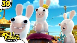 Rabbids under hypnosis ‍ | RABBIDS INVASION  | 30mn Compilation | Cartoon for kids